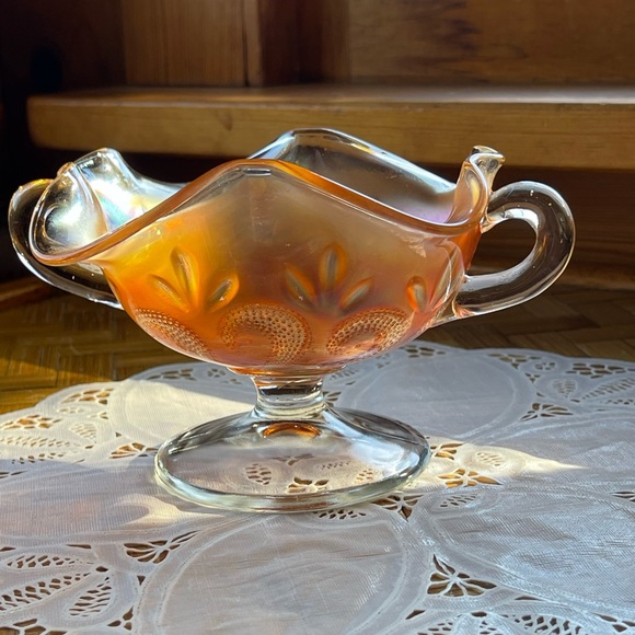 Carnival Glass dish, vintage, colorful! - Picture 5 of 10